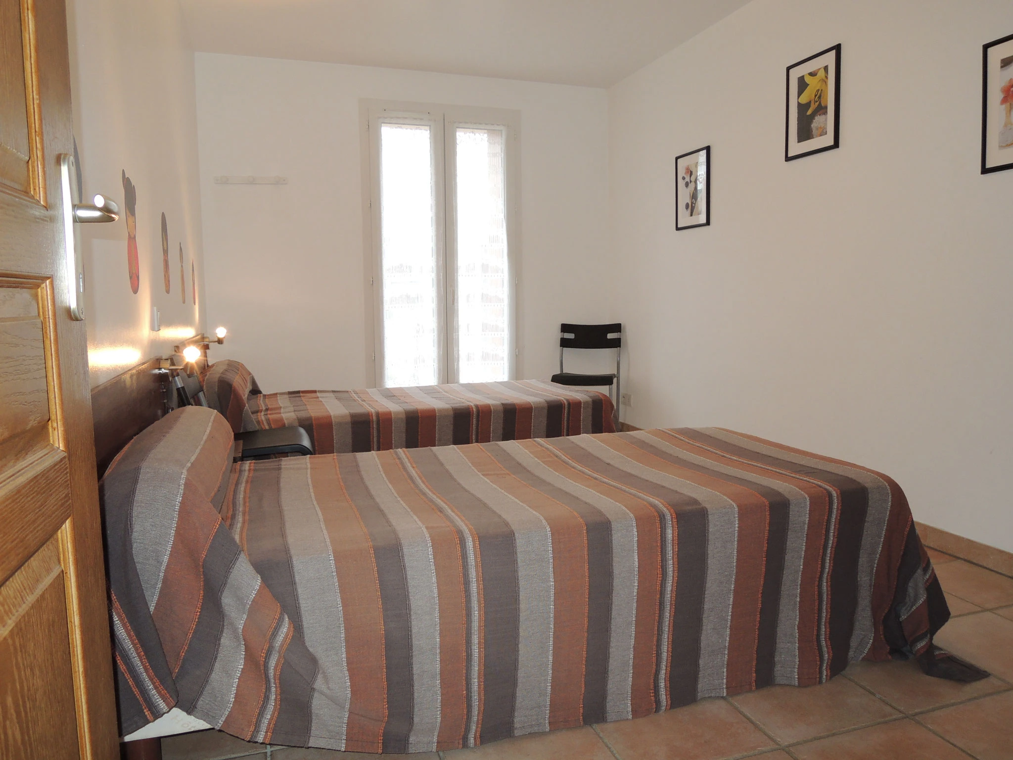 Chambre double du Gîte l'Aiguille à Saint-Bonnet en Champsaur