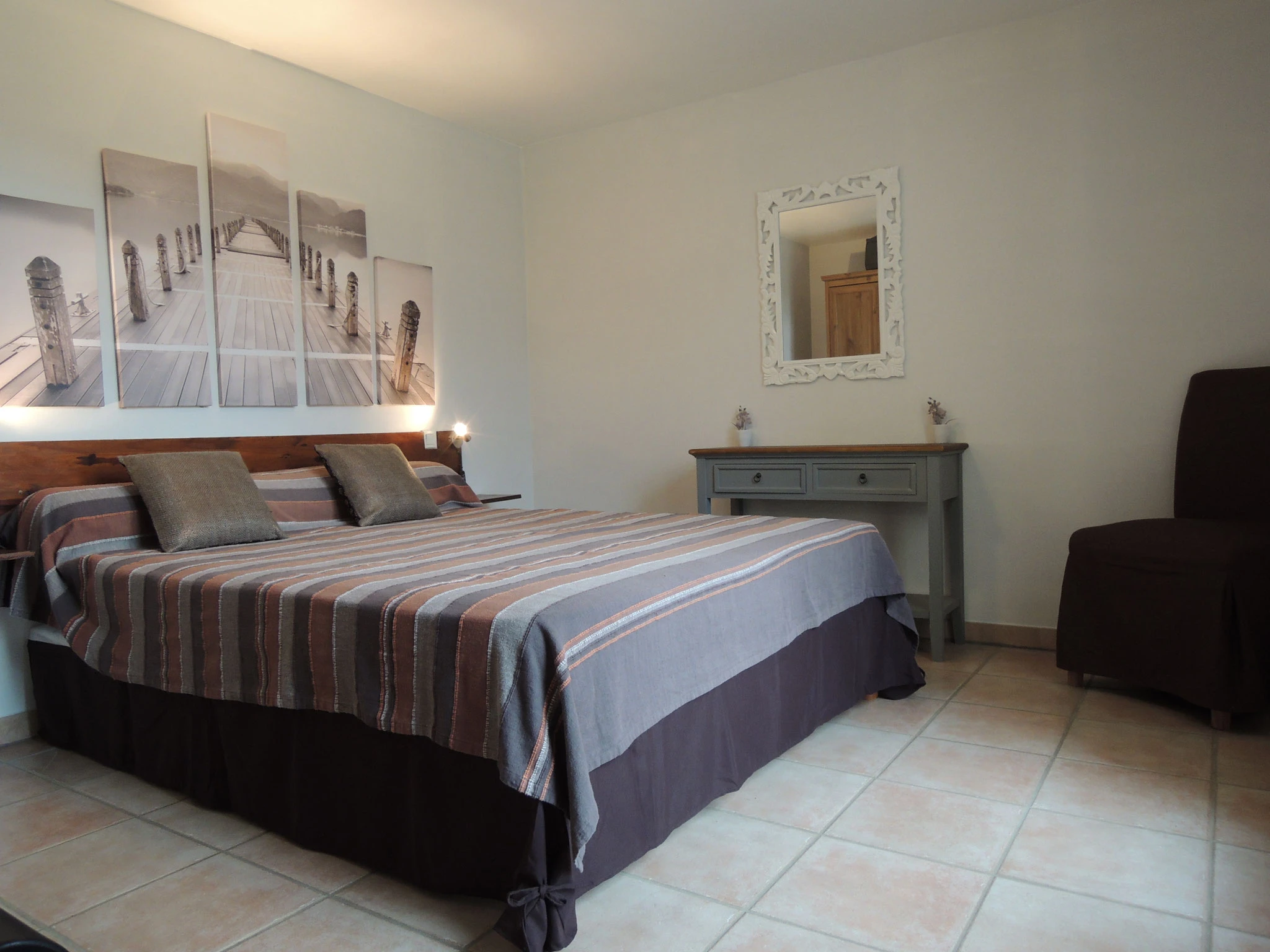 Chambre du Gîte l'Aiguille à Saint-Bonnet en Champsaur
